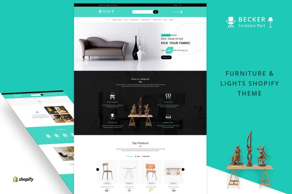 Becker | Móveis e Luzes Shopify Theme