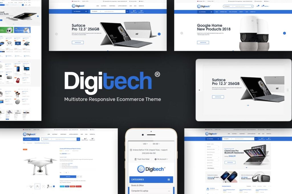 Digitech – Tema Responsivo para Opencart 3.x