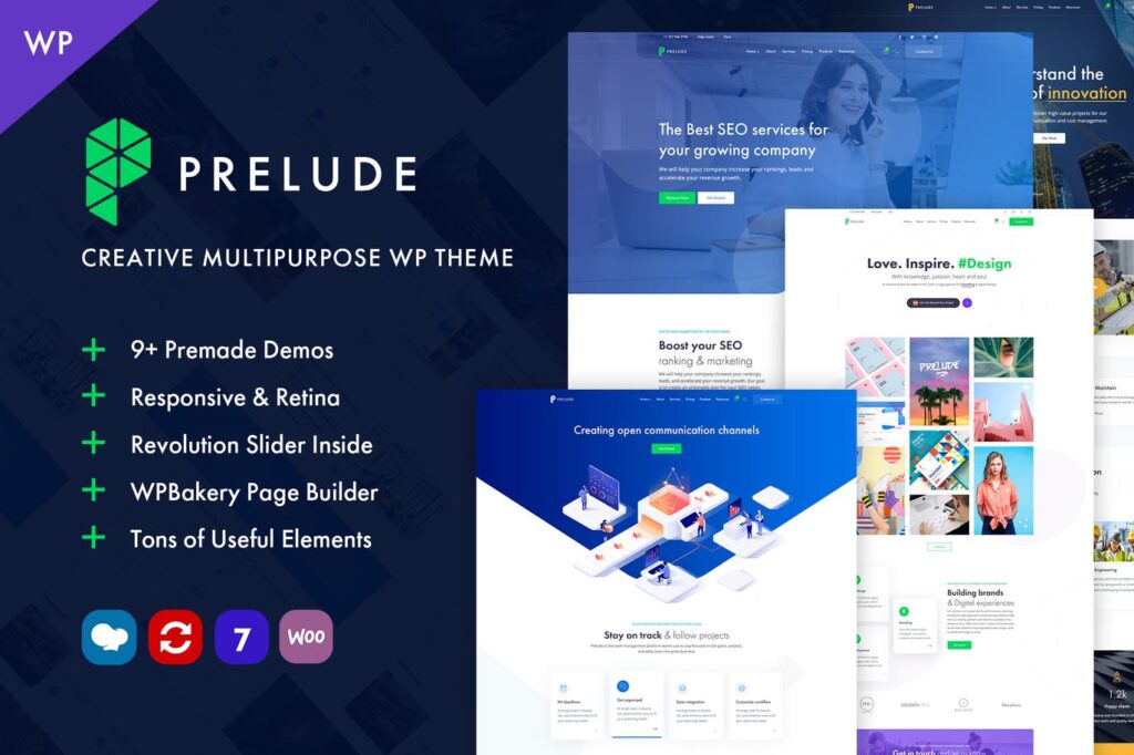 Prelude – Tema WordPress Criativo Multiuso