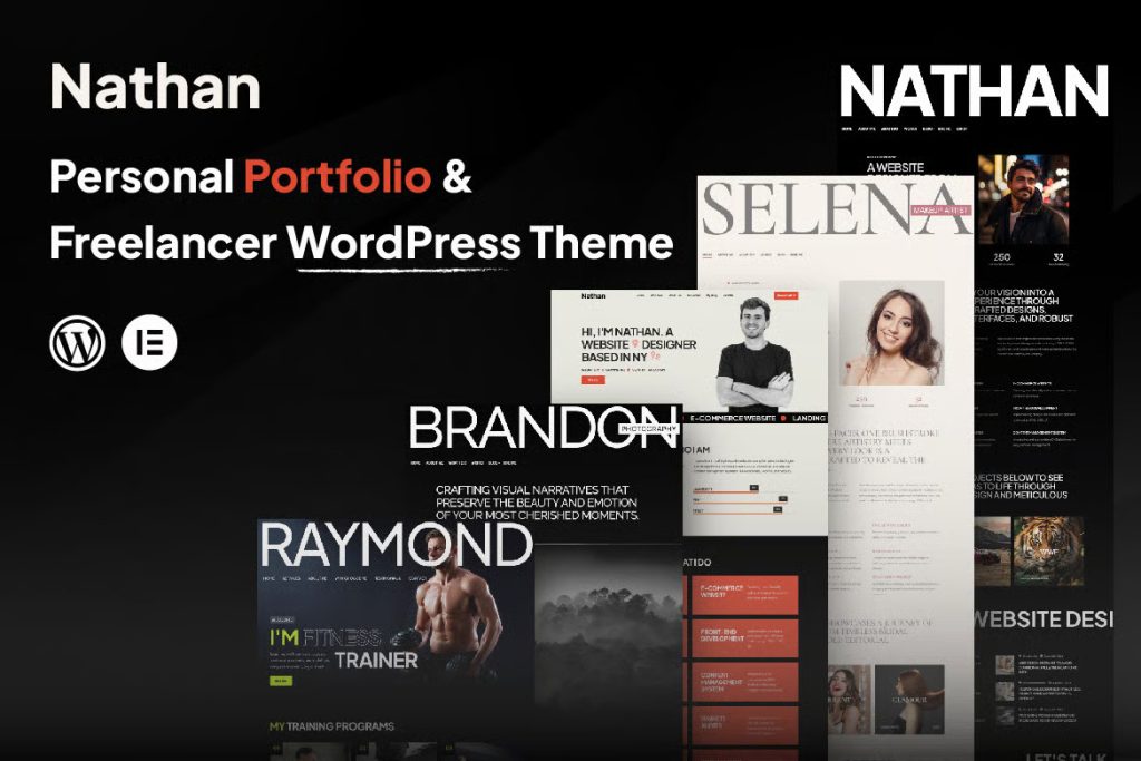 Nathan – Tema WordPress de Portfólio Pessoal